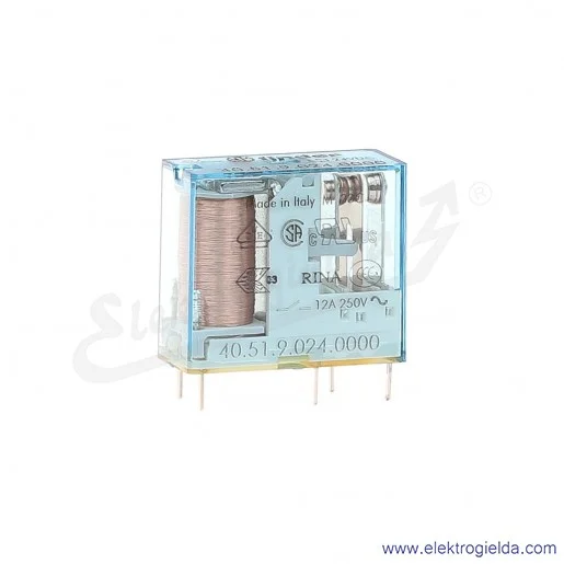 Przekaźnik elektromagnetyczny 40.51.9.024.0000 1P 24V DC Przekaźnik elektromagnetyczny 40.51.9.024.0000 1P 24V DC