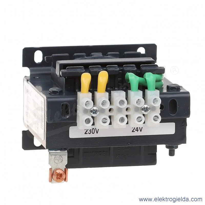 Transformator bezpieczeństwa jednofazowy otwarty TMM63 230/24V 16224-9984 Transformator bezpieczeństwa jednofazowy otwarty TMM63 230/24V 16224-9984