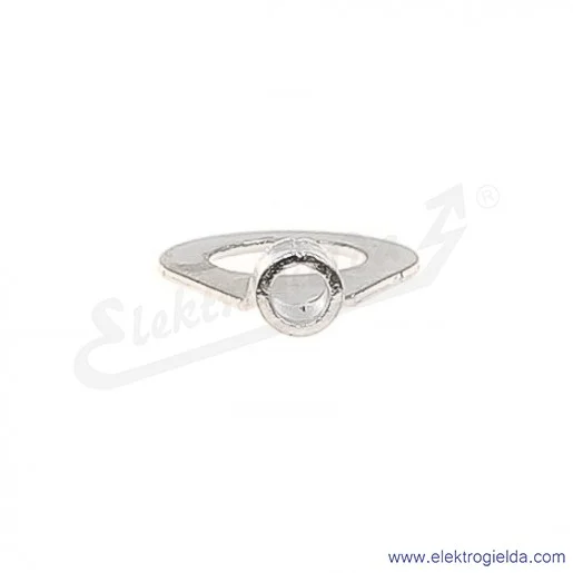 Końcówka oczkowa 6/10 wykonana z blachy miedzianej cynowanej galwanicznie Końcówka oczkowa 6/10 wykonana z blachy miedzianej cynowanej galwanicznie