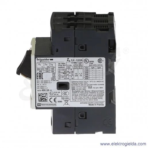 Wyłącznik silnikowy GV2ME32 Wyłącznik silnikowy GV2ME32