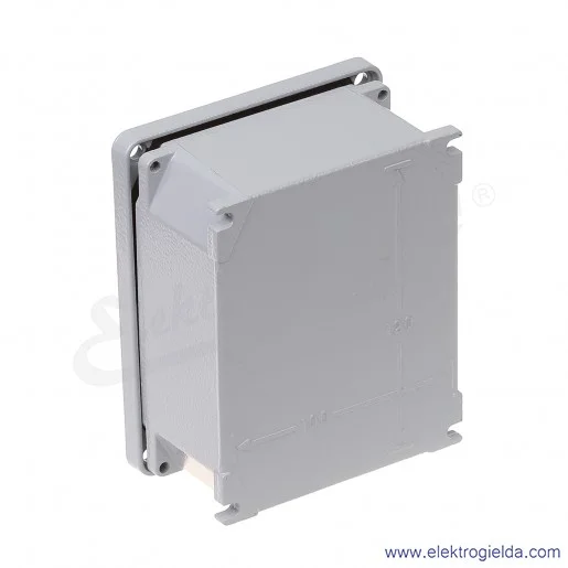 Obudowa seria Alubox 653.02 166x142x64 IP66 aluminiowa Obudowa seria Alubox 653.02 166x142x64 IP66 aluminiowa