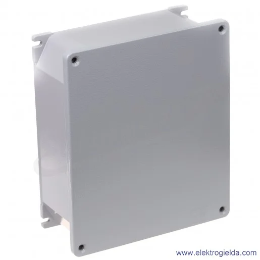 Obudowa seria Alubox 653.04 253x217x93 IP66 aluminiowa Obudowa seria Alubox 653.04 253x217x93 IP66 aluminiowa