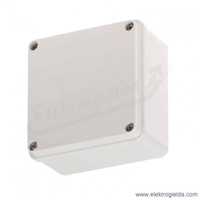 Obudowa seria SCABOX 686.204 100x100x50 mm IP56 pełne wieczko Obudowa seria SCABOX 686.204 100x100x50 mm IP56 pełne wieczko
