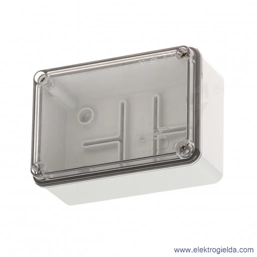Obudowa seria SCABOX 686.206 150x110x70 mm IP56 przezroczyste wieczko Obudowa seria SCABOX 686.206 150x110x70 mm IP56 przezroczyste wieczko