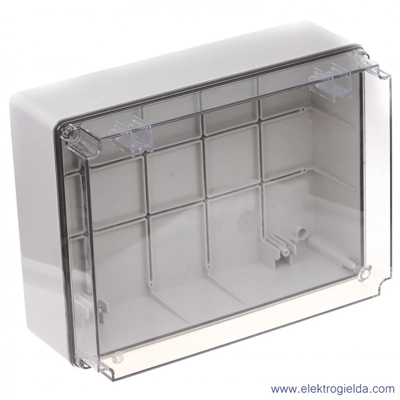 Obudowa seria SCABOX 686.229 300x220x120 mm IP56 przezroczyste wieczko Obudowa seria SCABOX 686.229 300x220x120 mm IP56 przezroczyste wieczko