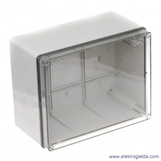 Obudowa seria SCABOX 686.228 240x190x125 mm IP56 przezroczyste wieczko Obudowa seria SCABOX 686.228 240x190x125 mm IP56 przezroczyste wieczko