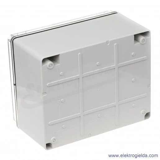 Obudowa seria SCABOX 686.228 240x190x125 mm IP56 przezroczyste wieczko Obudowa seria SCABOX 686.228 240x190x125 mm IP56 przezroczyste wieczko