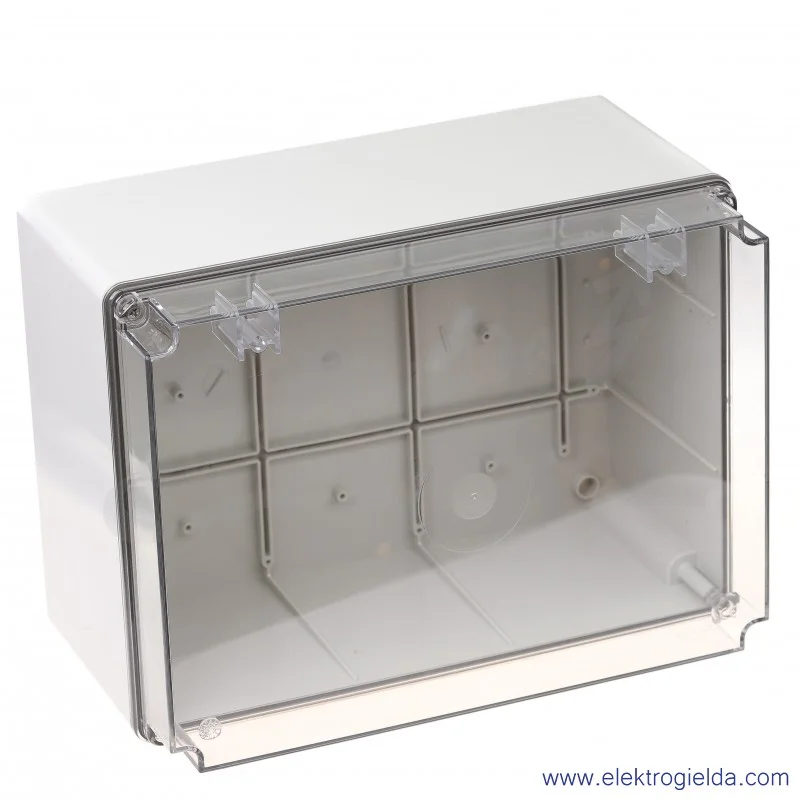 Obudowa seria SCABOX 686.429 300x220x170 mm IP56 przezroczyste wieczko Obudowa seria SCABOX 686.429 300x220x170 mm IP56 przezroczyste wieczko