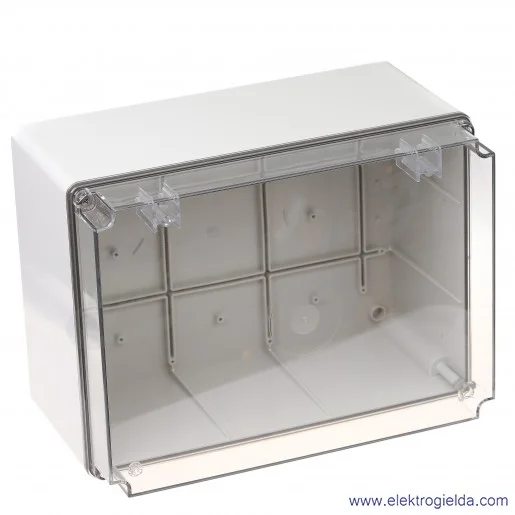 Obudowa seria SCABOX 686.429 300x220x170 mm IP56 przezroczyste wieczko Obudowa seria SCABOX 686.429 300x220x170 mm IP56 przezroczyste wieczko