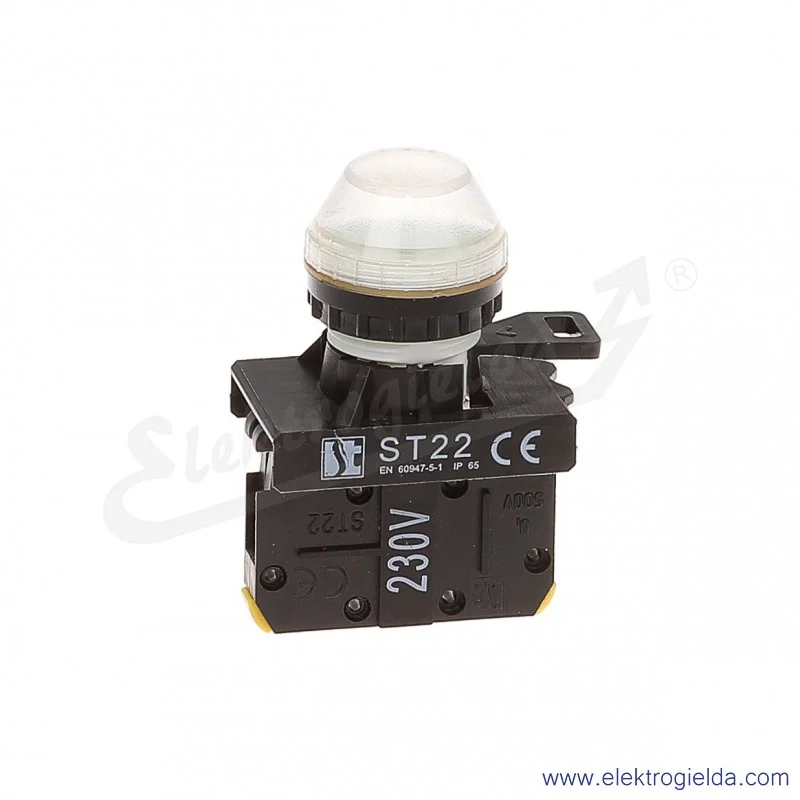 Kompletna lampka sygnalizacyjna ST22-LB-230-BA9s Kompletna lampka sygnalizacyjna ST22-LB-230-BA9s