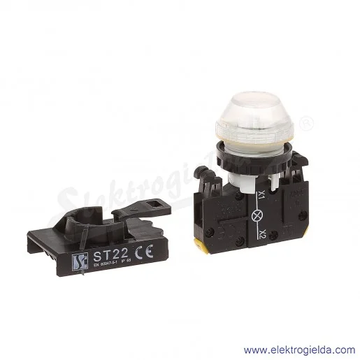 Kompletna lampka sygnalizacyjna ST22-LB-230-BA9s Kompletna lampka sygnalizacyjna ST22-LB-230-BA9s