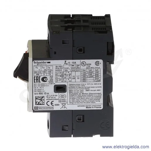 Wyłącznik silnikowy GV2ME14 Wyłącznik silnikowy GV2ME14