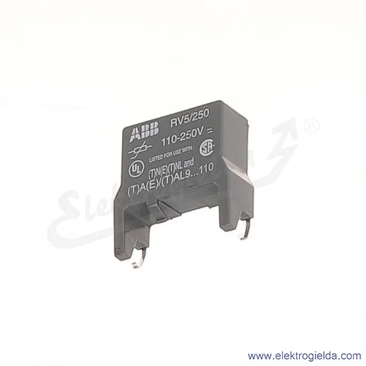 Ogranicznik przepięć RV5/250 110-250 AC/DC warystorowy Ogranicznik przepięć RV5/250 110-250 AC/DC warystorowy
