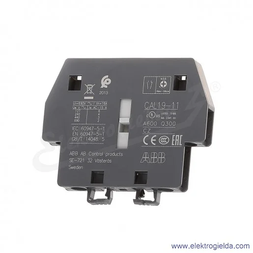 Styk pomocniczy CAL19-11 1NO+1NC Styk pomocniczy CAL19-11 1NO+1NC