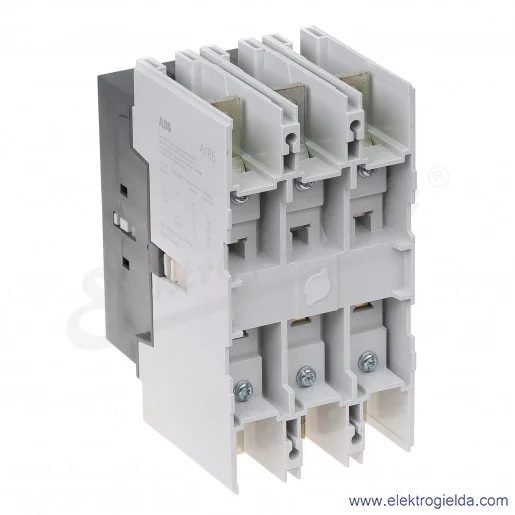 Stycznik A185-30-11 230V AC 50/60 HZ, 1NO+1NC, 90KW/400V AC-3, 275A AC-1, 3-polowy Stycznik A185-30-11 230V AC 50/60 HZ, 1NO+1NC, 90KW/400V AC-3, 275A AC-1, 3-polowy