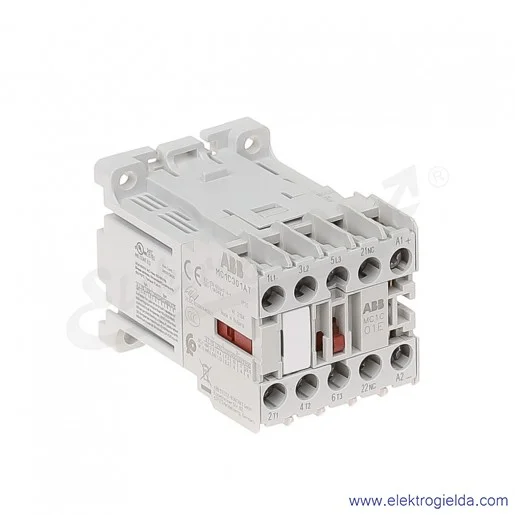 Stycznik MC1C301ATD 24V DC, 1NC, 4KW/400V AC-3, 20A AC-1, 3-polowy Stycznik MC1C301ATD 24V DC, 1NC, 4KW/400V AC-3, 20A AC-1, 3-polowy