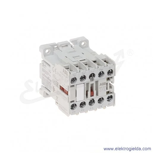 Stycznik MC2A301AT6 230V AC 50/60 HZ, 1NC, 5.5KW/400V AC-3, 20A AC-1, 3-polowy Stycznik MC2A301AT6 230V AC 50/60 HZ, 1NC, 5.5KW/400V AC-3, 20A AC-1, 3-polowy