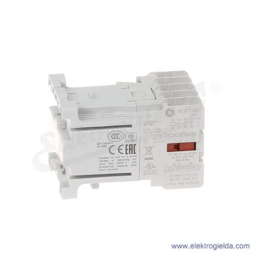 Stycznik MC2C310ATD 24V DC, 1NO, 5.5KW/400V AC-3, 20A AC-1, 3-polowy Stycznik MC2C310ATD 24V DC, 1NO, 5.5KW/400V AC-3, 20A AC-1, 3-polowy