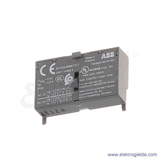 Styk pomocniczy HKF1-11 1NO+1NC do montażu z przodu Styk pomocniczy HKF1-11 1NO+1NC do montażu z przodu