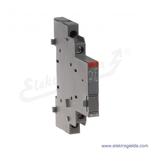 Styk pomocniczy HK1-02 2NC do montażu z boku Styk pomocniczy HK1-02 2NC do montażu z boku