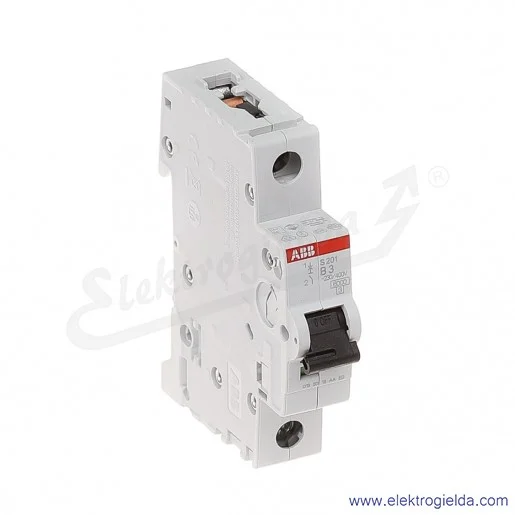 Wyłącznik nadprądowy S201-B3 1P B 3A AC 6kA Wyłącznik nadprądowy S201-B3 1P B 3A AC 6kA