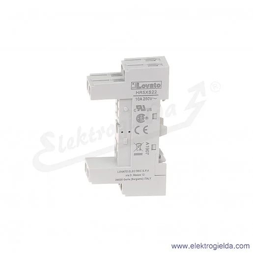 Gniazdo HR5XS22 zaciski śrubowe Gniazdo HR5XS22 zaciski śrubowe