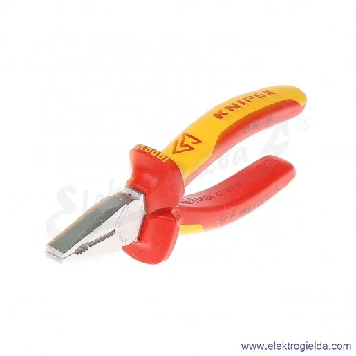 Szczypce 03 06 160 uniwersalne typu kombinerki chromowane izolowane 1000V Szczypce 03 06 160 uniwersalne typu kombinerki chromowane izolowane 1000V