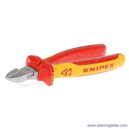 Szczypce 70 06 160 tnące boczne chromowane izolowane 1000V Szczypce 70 06 160 tnące boczne chromowane izolowane 1000V