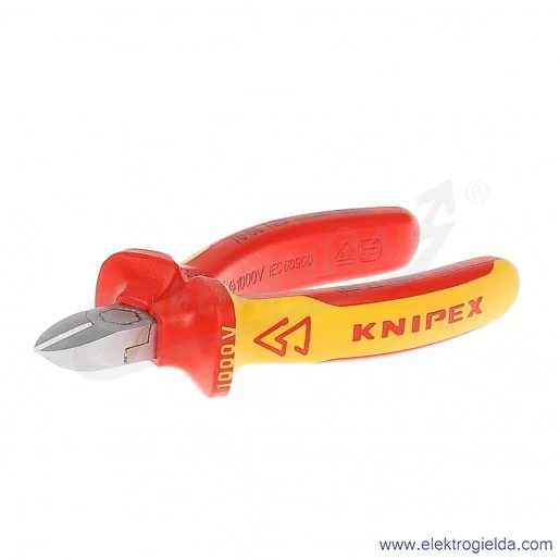 Szczypce 70 06 125 tnące boczne chromowane izolowane 1000V Szczypce 70 06 125 tnące boczne chromowane izolowane 1000V