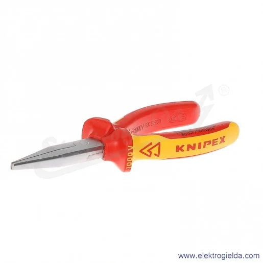 Szczypce 30 16 160 płaskie wydłużone chromowane izolowane 1000V Szczypce 30 16 160 płaskie wydłużone chromowane izolowane 1000V