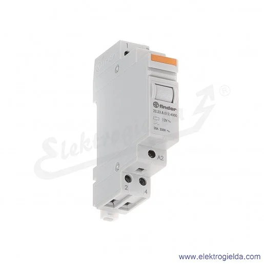 Przekaźnik monostabilny 22.23.8.012.4000 1Z+1R 20A 12V AC modułowy Przekaźnik monostabilny 22.23.8.012.4000 1Z+1R 20A 12V AC modułowy