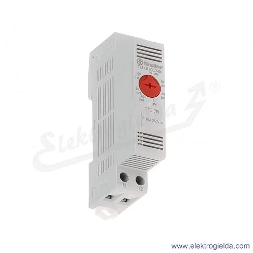 Termostat 7T.81.0.000.2403 do kontroli grzałek 0...+60 st. C Termostat 7T.81.0.000.2403 do kontroli grzałek 0...+60 st. C