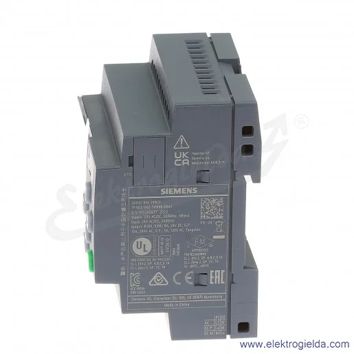 Moduł logiczny 6ED1052-1HB08-0BA1 LOGO8! 24RC, z wyświetlaczem, 24V DC/AC, 8 wejść cyfrowych, 24V DC/AC/4 wyjścia przekaźnikowe Moduł logiczny 6ED1052-1HB08-0BA1 LOGO8! 24RC, z wyświetlaczem, 24V DC/AC, 8 wejść cyfrowych, 24V DC/AC/4 wyjścia przekaźnikowe
