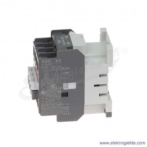 Stycznik A12-30-10 48V AC 50/60 HZ, 1NO, 5.5KW/400V AC-3, 27A AC-1, 3-polowy Stycznik A12-30-10 48V AC 50/60 HZ, 1NO, 5.5KW/400V AC-3, 27A AC-1, 3-polowy