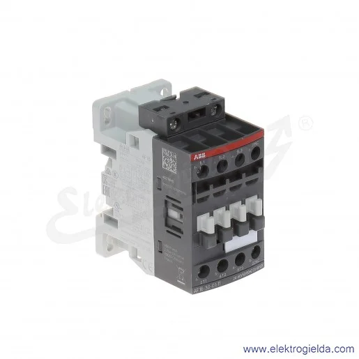 Stycznik AF16-30-01-11 24-60V AC/DC, 1NC, 7.5KW/400V 18A AC-3, 30A AC-1, 3-polowy Stycznik AF16-30-01-11 24-60V AC/DC, 1NC, 7.5KW/400V 18A AC-3, 30A AC-1, 3-polowy