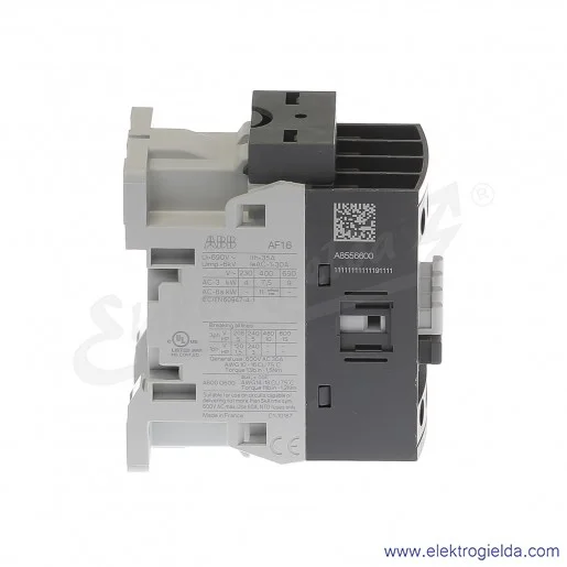 Stycznik AF16-30-10-13 100-250V AC/DC, 1NO, 7.5KW/400V 18A AC-3, 30A AC-1, 3-polowy Stycznik AF16-30-10-13 100-250V AC/DC, 1NO, 7.5KW/400V 18A AC-3, 30A AC-1, 3-polowy