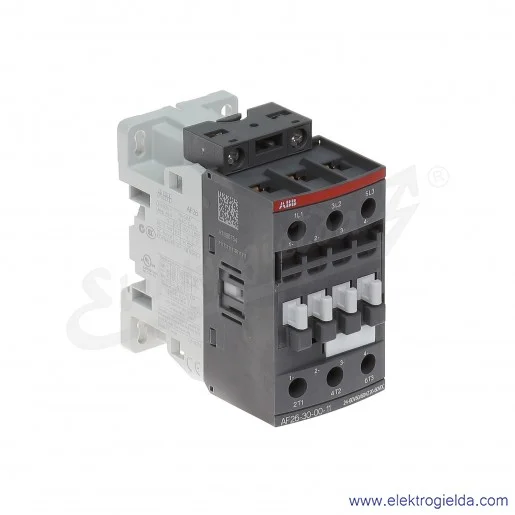 Stycznik AF26-30-00-11 24-60V AC/DC, 11KW/400V 26A AC-3, 45A AC-1, 3-polowy Stycznik AF26-30-00-11 24-60V AC/DC, 11KW/400V 26A AC-3, 45A AC-1, 3-polowy