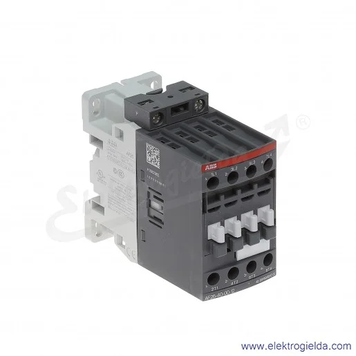 Stycznik AF26-40-00-12 48-130V AC/DC, 11KW/400V 26A AC-3, 45A AC-1, 4-polowy Stycznik AF26-40-00-12 48-130V AC/DC, 11KW/400V 26A AC-3, 45A AC-1, 4-polowy