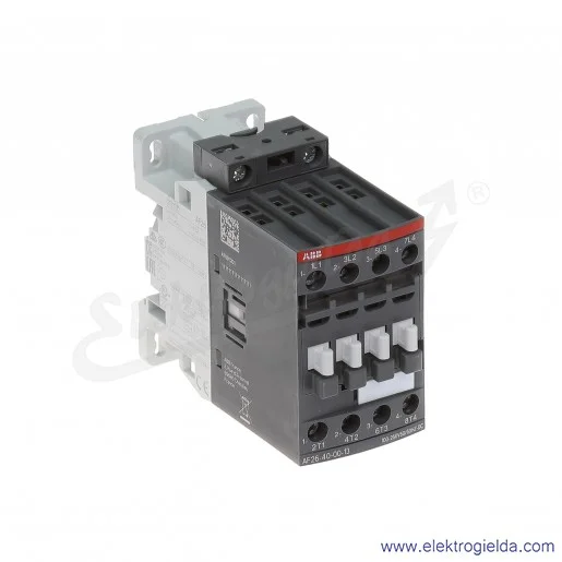 Stycznik AF26-40-00-13 110-250V AC/DC, 11KW/400V 26A AC-3, 45A AC-1, 4-polowy Stycznik AF26-40-00-13 110-250V AC/DC, 11KW/400V 26A AC-3, 45A AC-1, 4-polowy