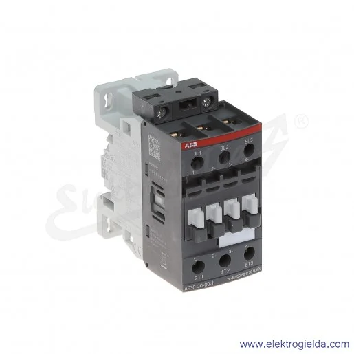 Stycznik AF30-30-00-11 24-60V AC/DC, 15KW/400V 32A AC-3, 50A AC-1, 3-polowy Stycznik AF30-30-00-11 24-60V AC/DC, 15KW/400V 32A AC-3, 50A AC-1, 3-polowy