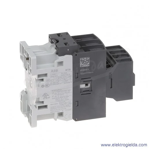 Stycznik AF38-30-11-13 100-250V AC/DC, 1NO+1NC, 18.5KW/400V 38A AC-3, 50A AC-1, 3-polowy Stycznik AF38-30-11-13 100-250V AC/DC, 1NO+1NC, 18.5KW/400V 38A AC-3, 50A AC-1, 3-polowy