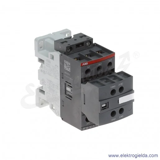 Stycznik AF38-30-11-13 100-250V AC/DC, 1NO+1NC, 18.5KW/400V 38A AC-3, 50A AC-1, 3-polowy Stycznik AF38-30-11-13 100-250V AC/DC, 1NO+1NC, 18.5KW/400V 38A AC-3, 50A AC-1, 3-polowy
