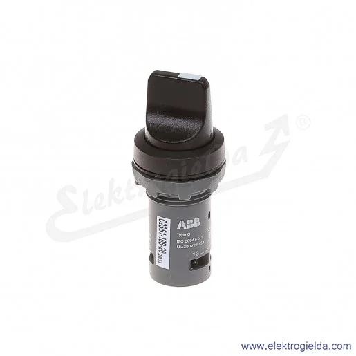 Przełącznik C2SS1-10B-20 0-1 czarny 2NO pokrętny piórkowy stabilny Przełącznik C2SS1-10B-20 0-1 czarny 2NO pokrętny piórkowy stabilny