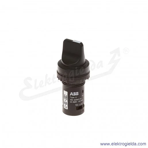 Przełącznik C3SS7-10B-11 1 0-2 czarny 1NO+1NC pokrętny piórkowy samopowrotny-0-stabilny Przełącznik C3SS7-10B-11 1 0-2 czarny 1NO+1NC pokrętny piórkowy samopowrotny-0-stabilny
