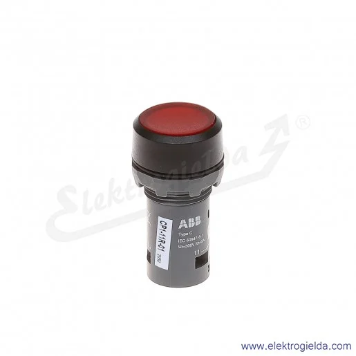 Przycisk CP1-11R-01 płaski podświetlany czerwony 1NC 24V AC/DC monostabilny Przycisk CP1-11R-01 płaski podświetlany czerwony 1NC 24V AC/DC monostabilny