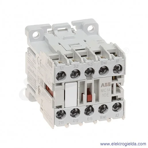 Stycznik MC1A310AT1 24V AC 50/60 HZ, 1NO, 4KW/400V AC-3, 20A AC-1, 3-polowy Stycznik MC1A310AT1 24V AC 50/60 HZ, 1NO, 4KW/400V AC-3, 20A AC-1, 3-polowy