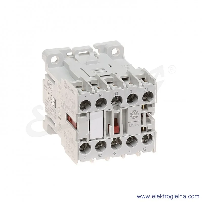 Stycznik MC1AB00AT6 230V AC 50/60 HZ, 2NO+2NC, 4KW/400V AC-3, 20A AC-1, 4-polowy Stycznik MC1AB00AT6 230V AC 50/60 HZ, 2NO+2NC, 4KW/400V AC-3, 20A AC-1, 4-polowy