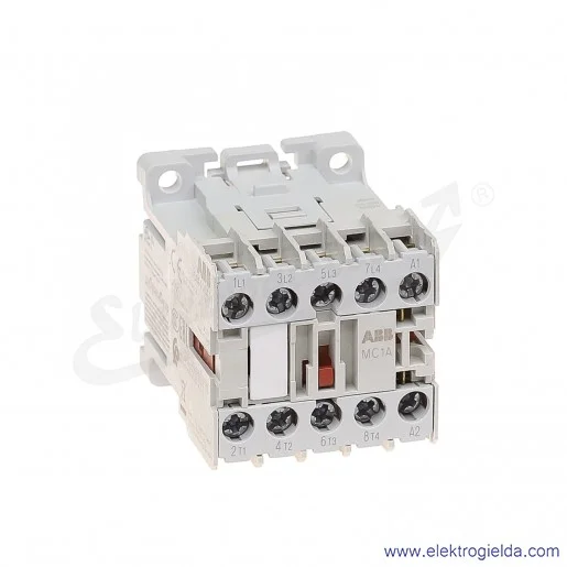 Stycznik MC1A400AT6 230V AC 50/60 HZ 4KW/400V AC-3, 20A AC-1, 4-polowy Stycznik MC1A400AT6 230V AC 50/60 HZ 4KW/400V AC-3, 20A AC-1, 4-polowy