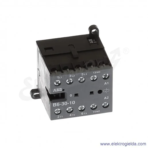Stycznik B6-30-10-80 230 AC, 1NO, 4KW/400V 12A AC-3, 20A AC-1, 3-polowy Stycznik B6-30-10-80 230 AC, 1NO, 4KW/400V 12A AC-3, 20A AC-1, 3-polowy