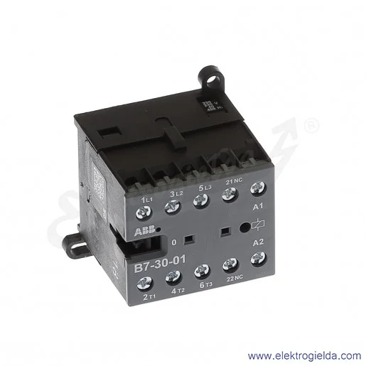 Stycznik B7-30-01-80 230 AC, 1NC, 5.5KW/400V 16A AC-3, 20A AC-1, 3-polowy Stycznik B7-30-01-80 230 AC, 1NC, 5.5KW/400V 16A AC-3, 20A AC-1, 3-polowy